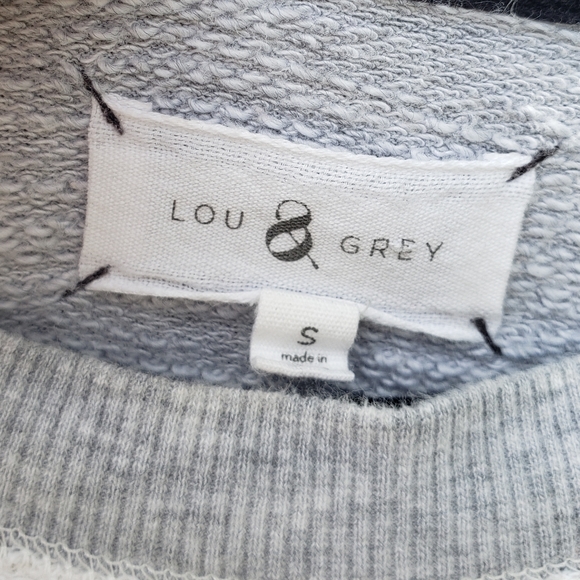 Lou & Grey crewneck sweater w/ textured stripes - Picture 4 of 9